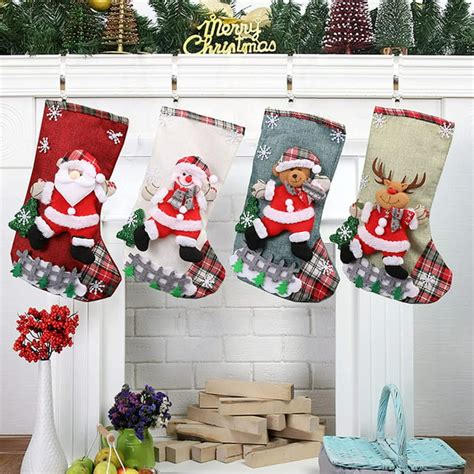 4 pack christmas stockings|christmas stocking hangers walmart.